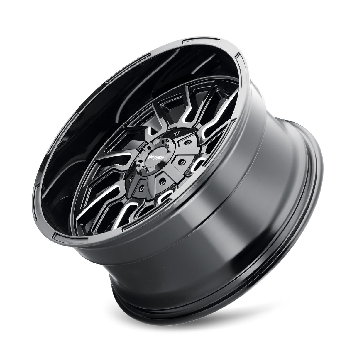 Mayhem Flywheel 8111 Wheel – Gloss Black w/ Milled Spokes