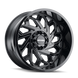 Mayhem Essex 8112 Wheel – Gloss Black w/ Milled Spokes