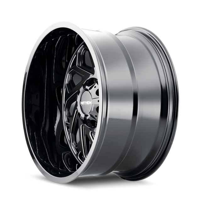Mayhem Essex 8112 Wheel – Gloss Black w/ Milled Spokes