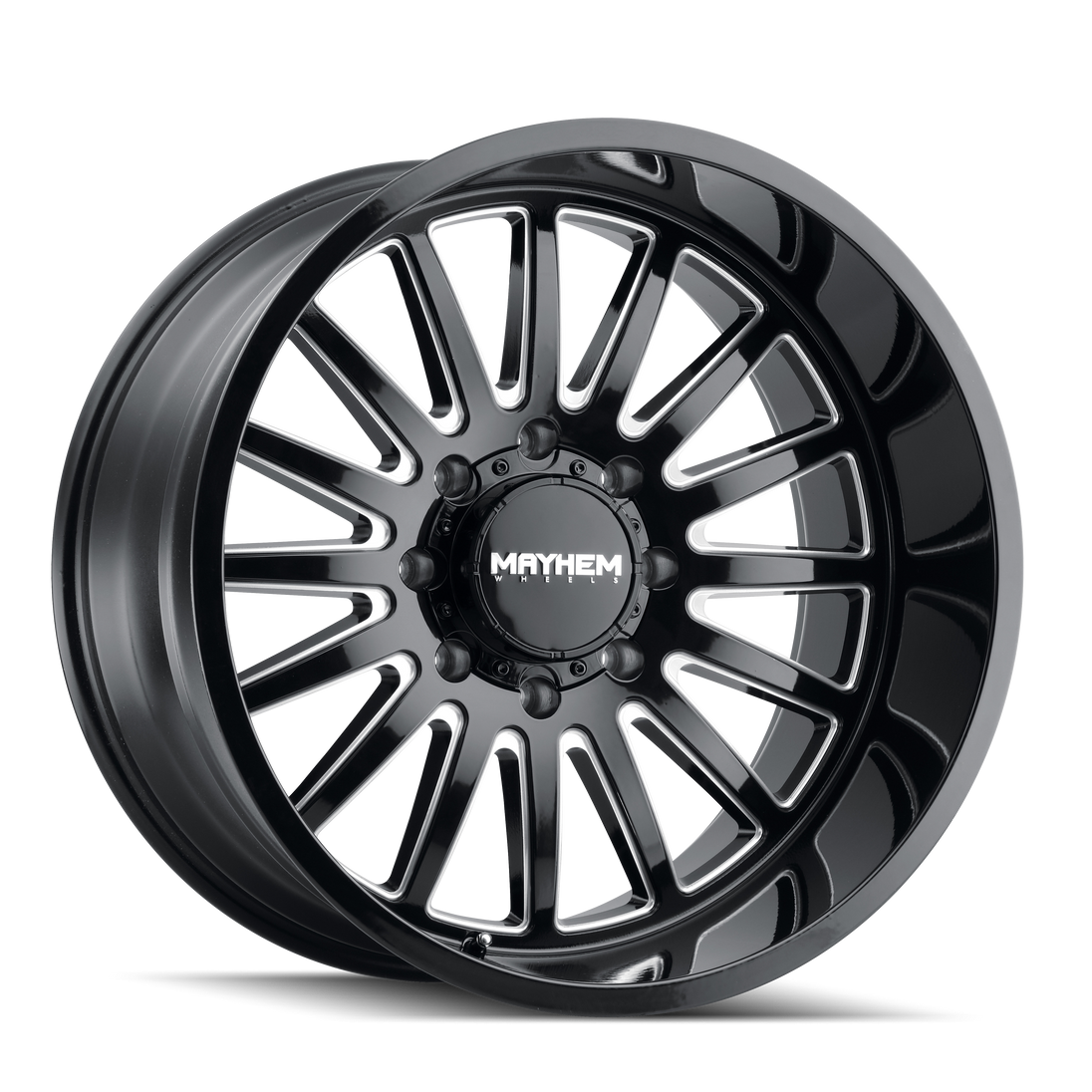 Mayhem Utopia 8114 Wheel – Gloss Black w/ Milled Spokes