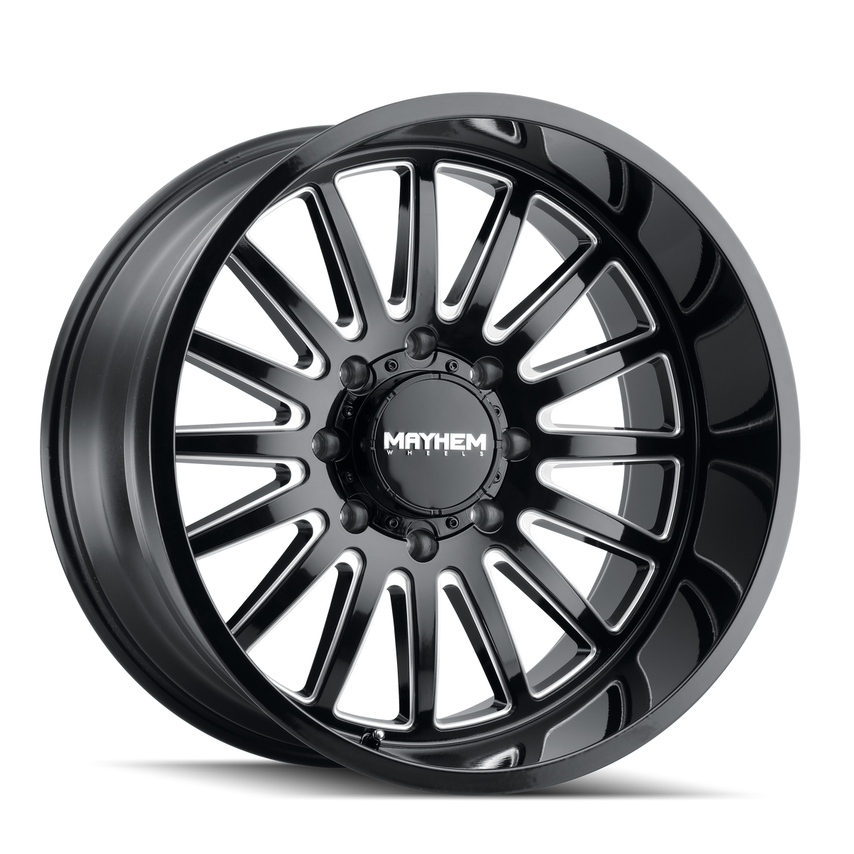 Mayhem Utopia 8114 Wheel – Gloss Black w/ Milled Spokes