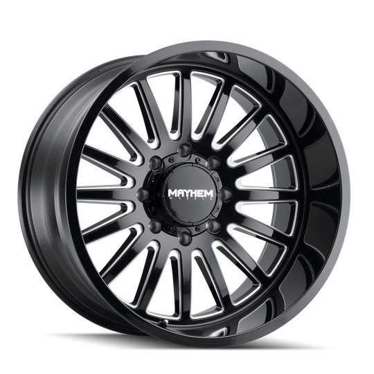 Mayhem Utopia 8114 Wheel – Gloss Black w/ Milled Spokes