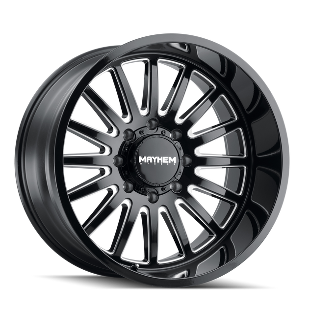 Mayhem Utopia 8114 Wheel – Gloss Black w/ Milled Spokes