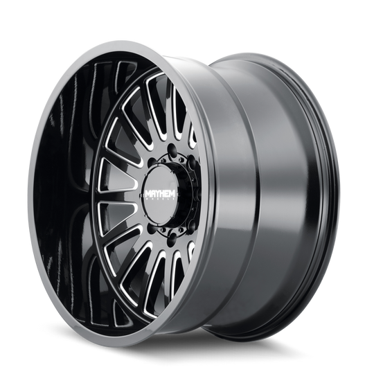 Mayhem Utopia 8114 Wheel – Gloss Black w/ Milled Spokes