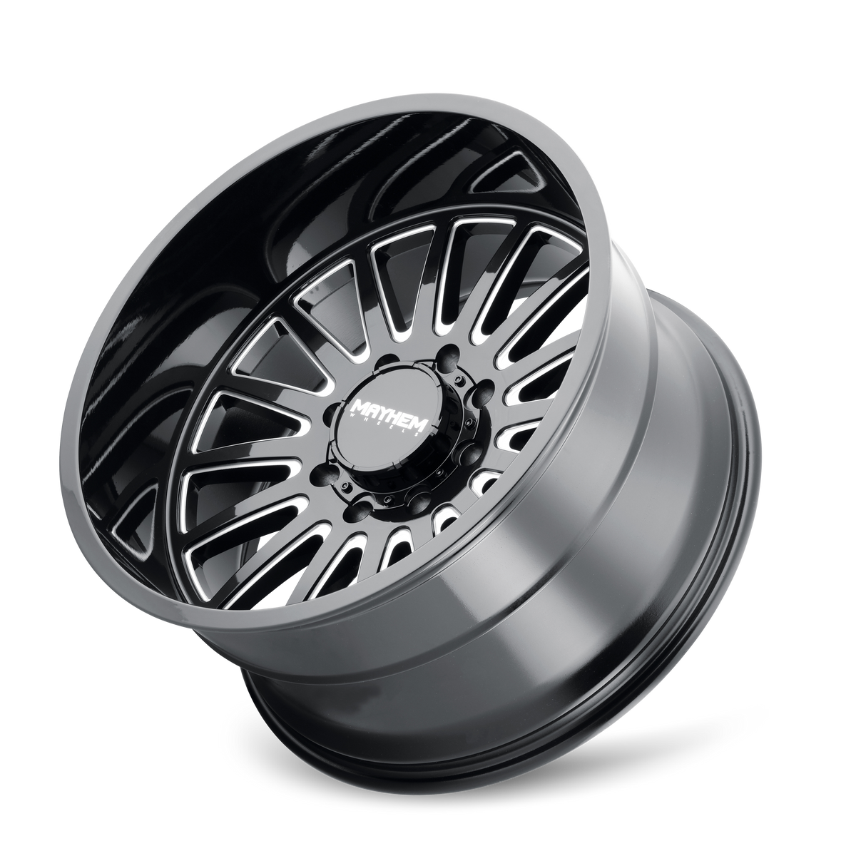 Mayhem Utopia 8114 Wheel – Gloss Black w/ Milled Spokes