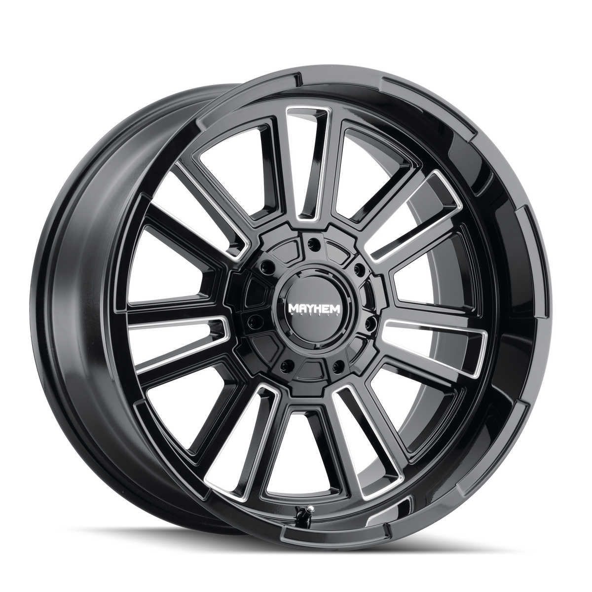 Mayhem Apollo 8115 Wheel – Gloss Black w/ Milled Spokes