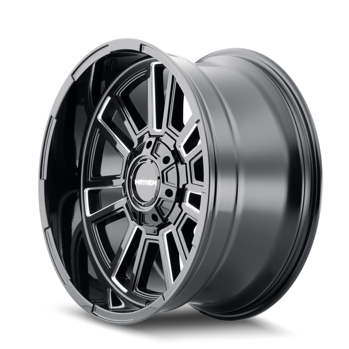 Mayhem Apollo 8115 Wheel – Gloss Black w/ Milled Spokes