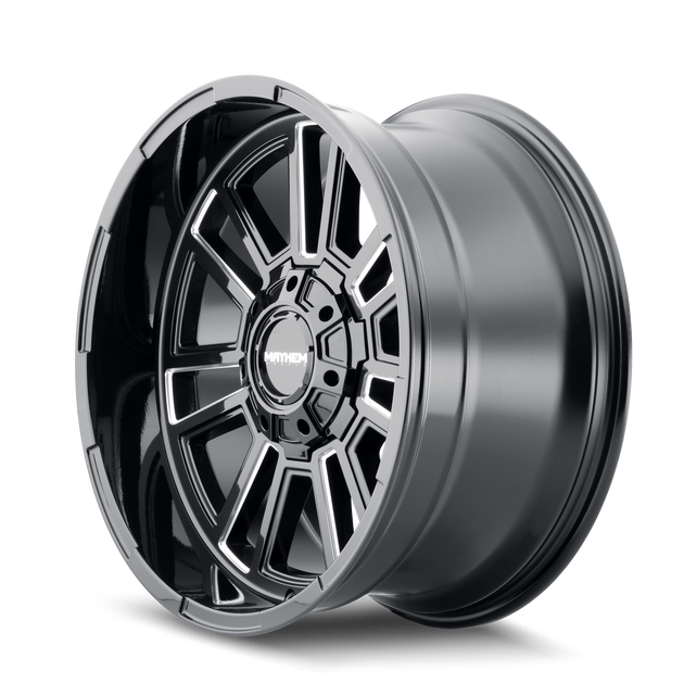 Mayhem Apollo 8115 Wheel – Gloss Black w/ Milled Spokes