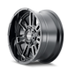 Mayhem Apollo 8115 Wheel – Gloss Black w/ Milled Spokes