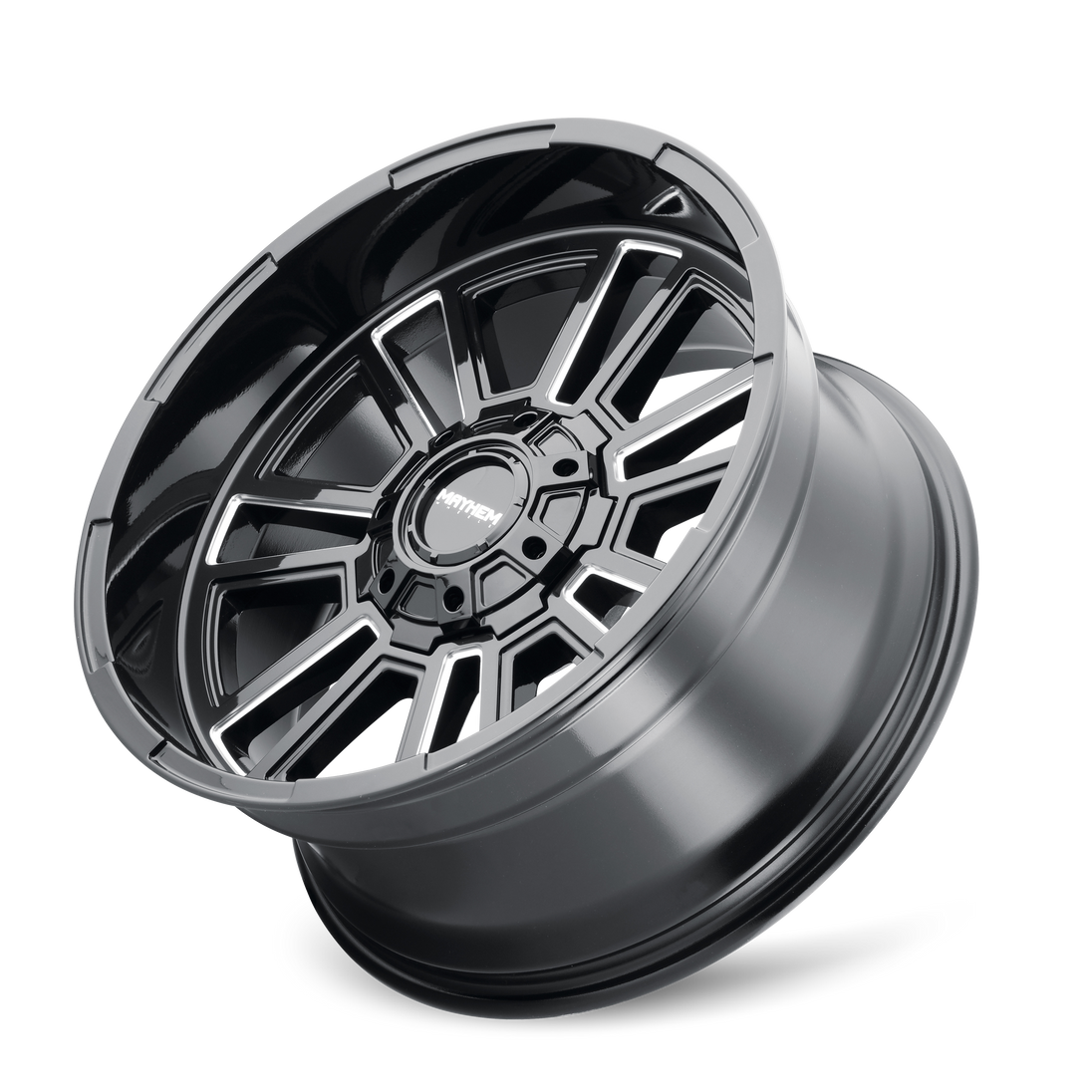 Mayhem Apollo 8115 Wheel – Gloss Black w/ Milled Spokes