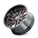 Mayhem Apollo 8115 Wheel – Gloss Black w/ Prism Red Spokes