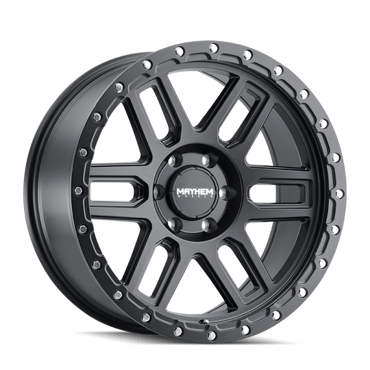 Mayhem Delta 8304 Wheel – Matte Black w/ Matte Black Lip