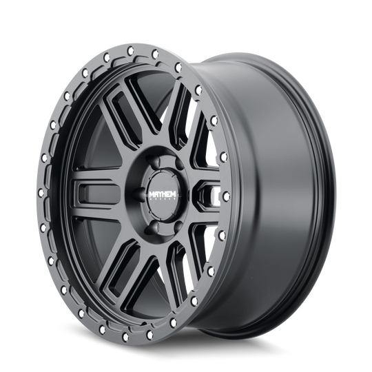 Mayhem Delta 8304 Wheel – Matte Black w/ Matte Black Lip