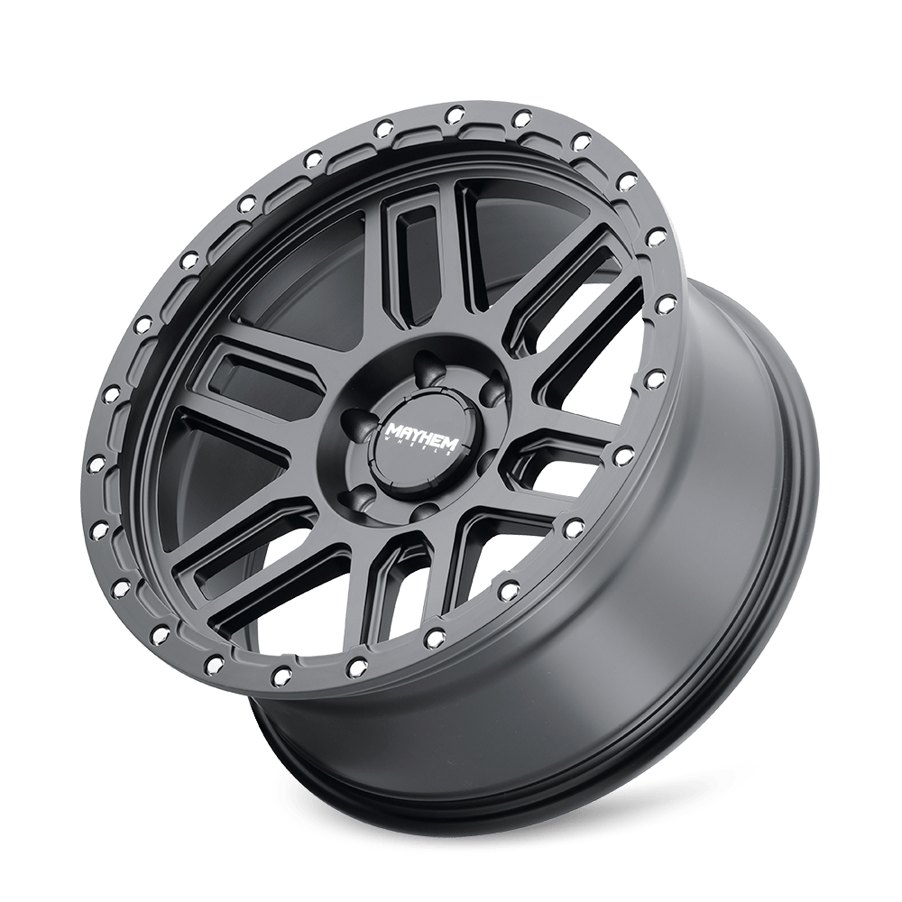 Mayhem Delta 8304 Wheel – Matte Black w/ Matte Black Lip