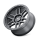 Mayhem Delta 8304 Wheel – Matte Black w/ Matte Black Lip