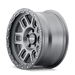 Mayhem Delta 8304 Wheel – Matte Gunmetal w/ Matte Black Lip