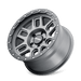 Mayhem Delta 8304 Wheel – Matte Gunmetal w/ Matte Black Lip