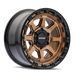 Mayhem Ridgeline 8306BZ Wheel – Gloss Bronze w/ Black Lip