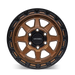 Mayhem Ridgeline 8306BZ Wheel – Gloss Bronze w/ Black Lip