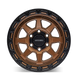 Mayhem Ridgeline 8306BZ Wheel – Gloss Bronze w/ Black Lip