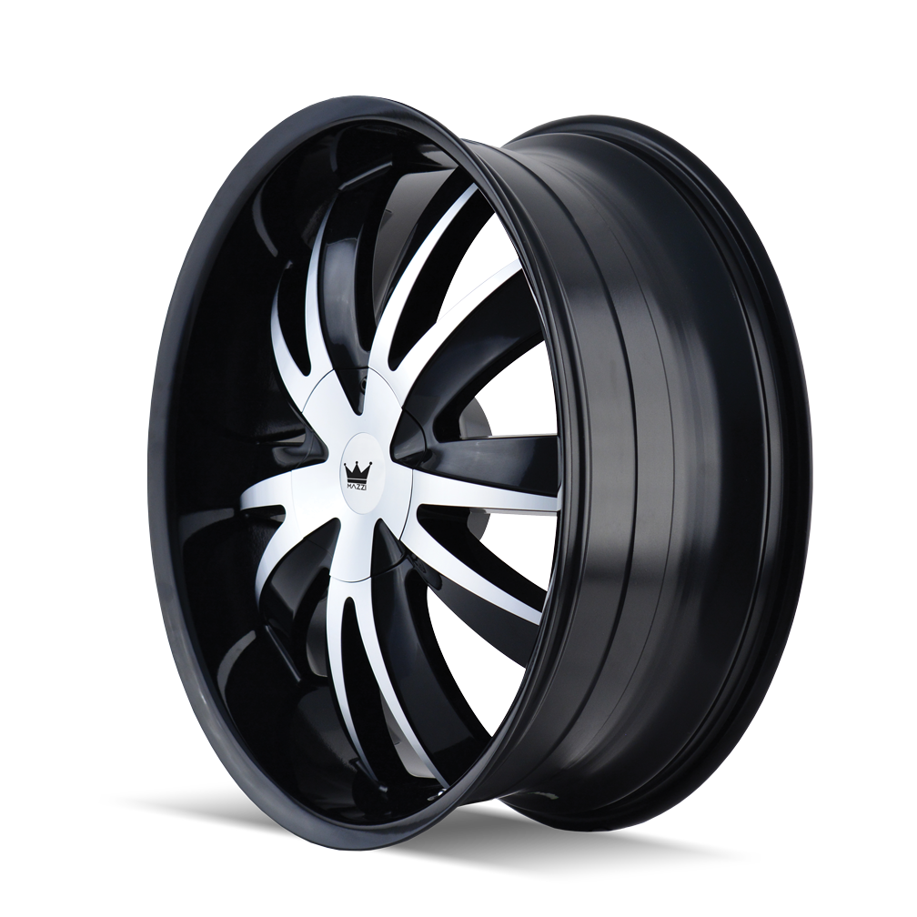 Mazzi Edge 337 Wheel – Gloss Black/Machined Face