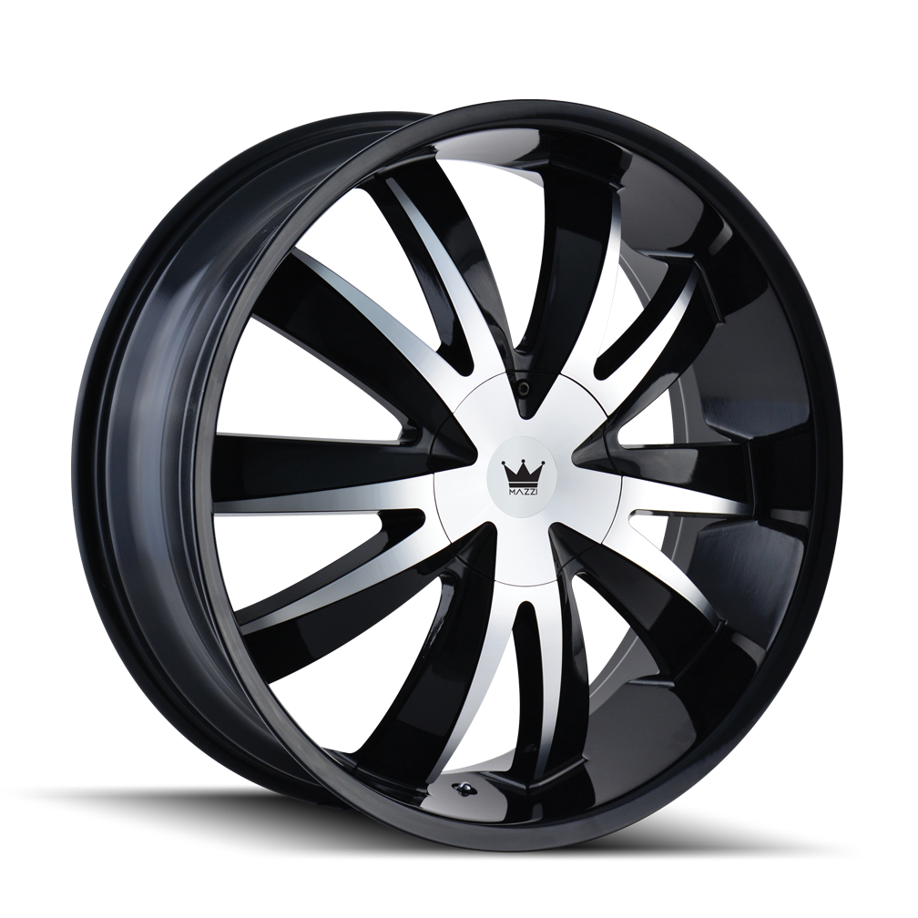 Mazzi Edge 337 Wheel – Gloss Black/Machined Face