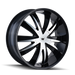 Mazzi Edge 337 Wheel – Gloss Black/Machined Face