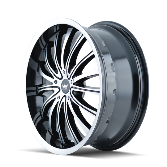 Mazzi Hype 351 Wheel – Gloss Black/Machined Face