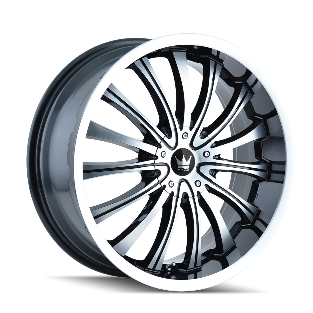 Mazzi Hype 351 Wheel – Gloss Black/Machined Face