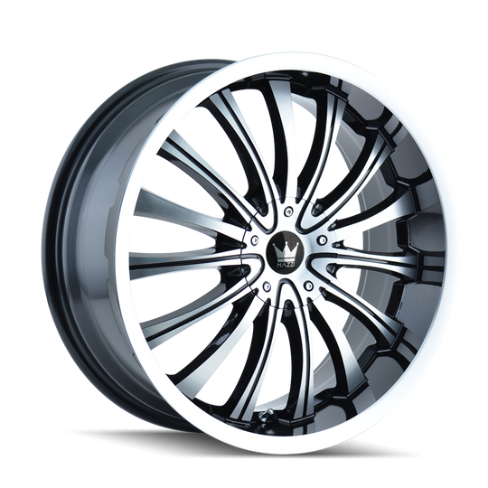 Mazzi Hype 351 Wheel – Gloss Black/Machined Face