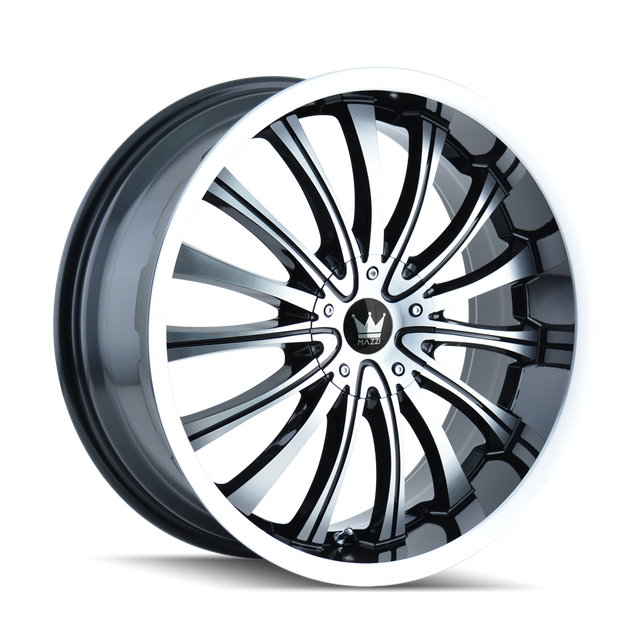 Mazzi Hype 351 Wheel – Gloss Black/Machined Face