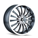 Mazzi Hype 351 Wheel – Gloss Black/Machined Face