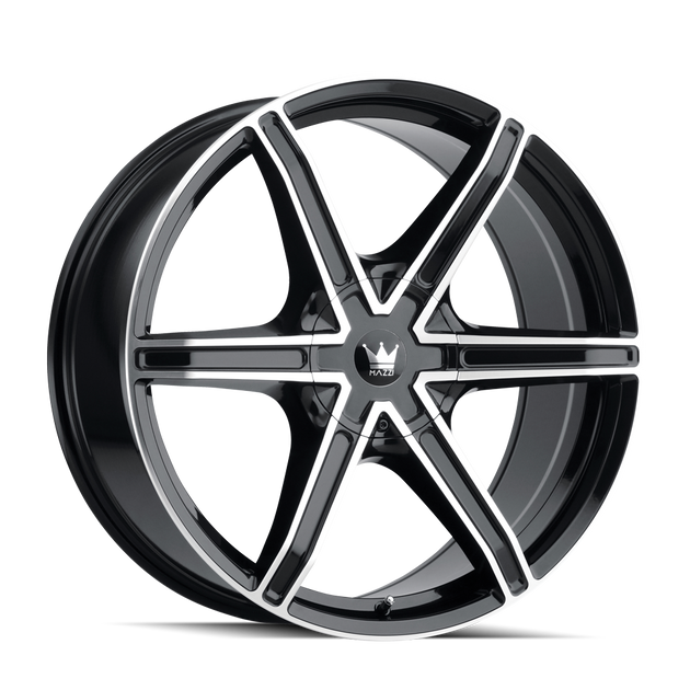 Mazzi Stilts 371 Wheel – Black w/ Machined Face