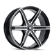 Mazzi Stilts 371 Wheel – Black w/ Machined Face