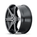 Mazzi Stilts 371 Wheel – Black w/ Machined Face