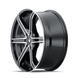 Mazzi Stilts 371 Wheel – Black w/ Machined Face