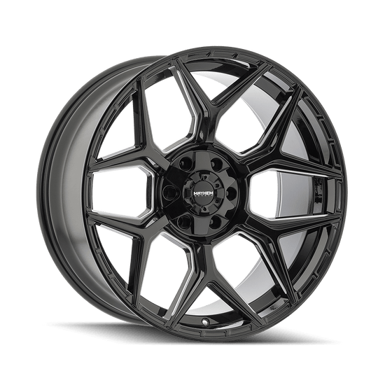 Mayhem Vanquish 8119M Wheel – Gloss Black Milled
