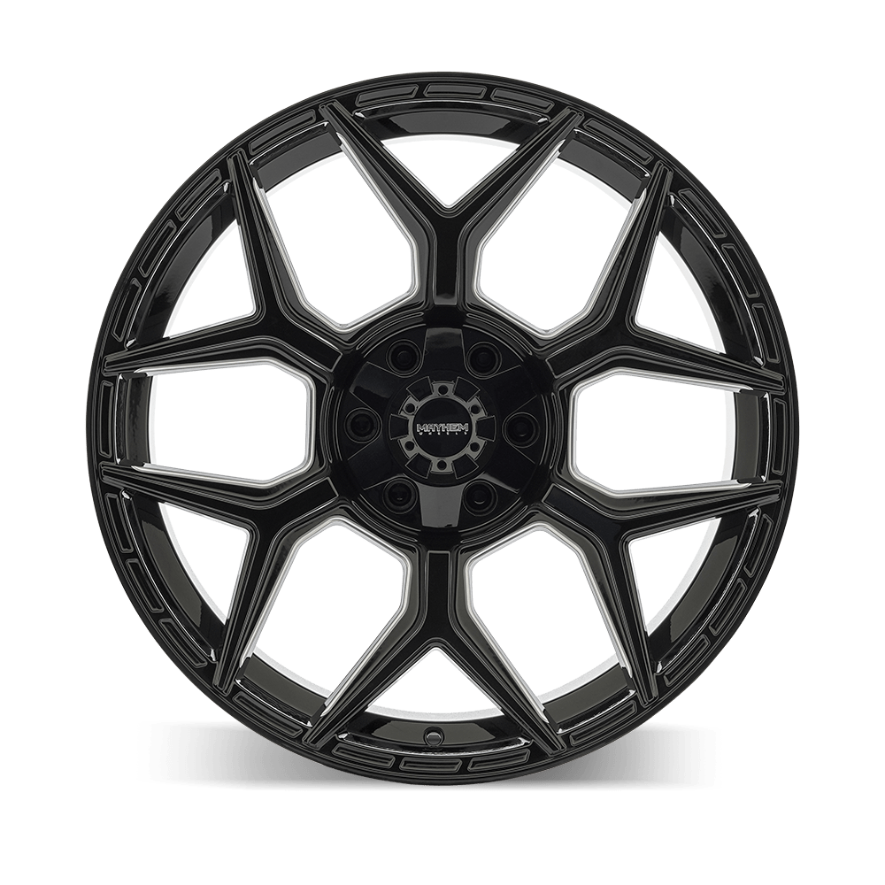 Mayhem Vanquish 8119M Wheel – Gloss Black Milled