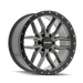 Mayhem Vector 8310 Wheel – Matte Gunmetal w/ Black Lip