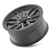 Mayhem Vector 8310 Wheel – Matte Gunmetal w/ Black Lip