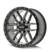 Mayhem Vector 8310 Wheel – Matte Gunmetal w/ Black Lip