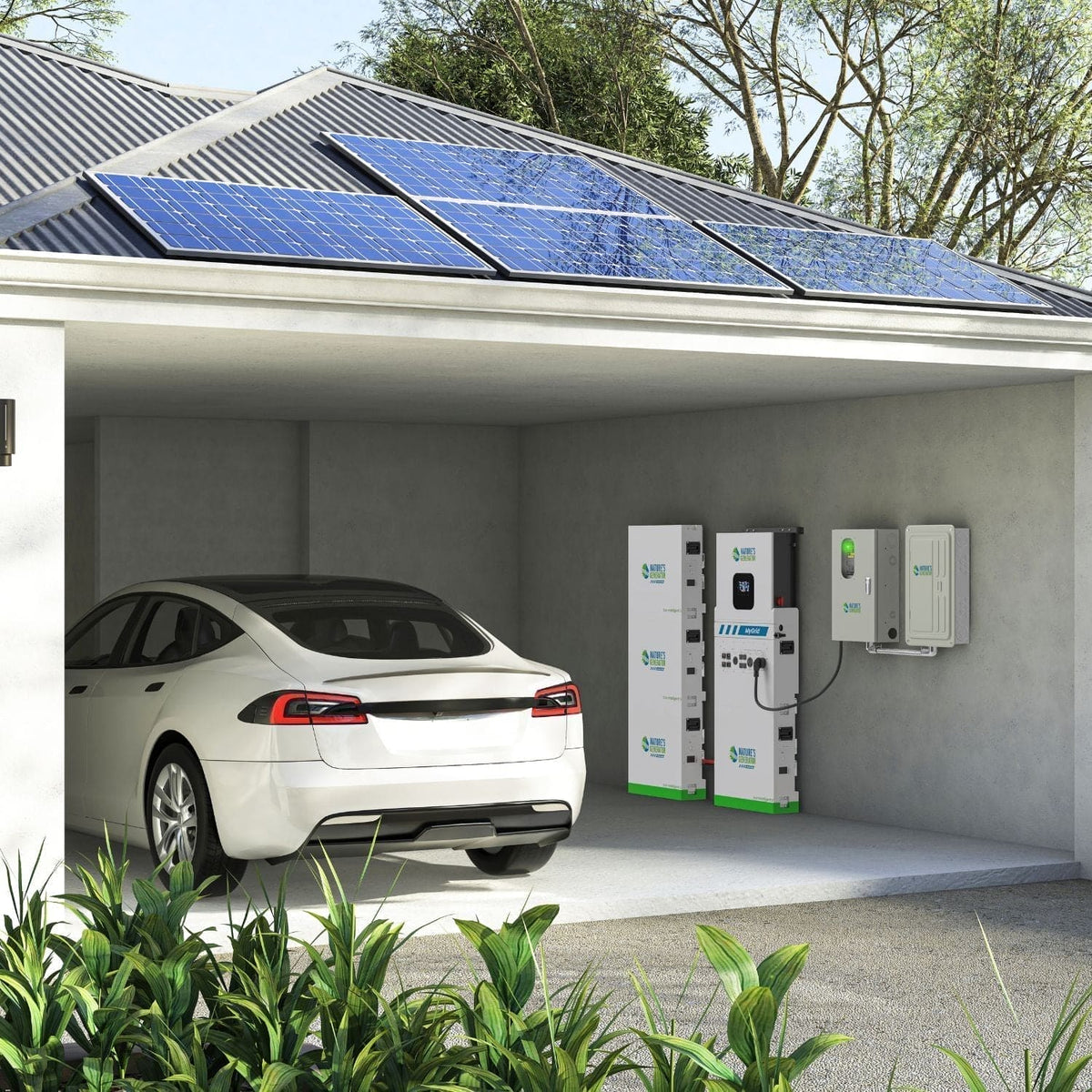 MyGrid 10K Gen 2 installed in a residential garage