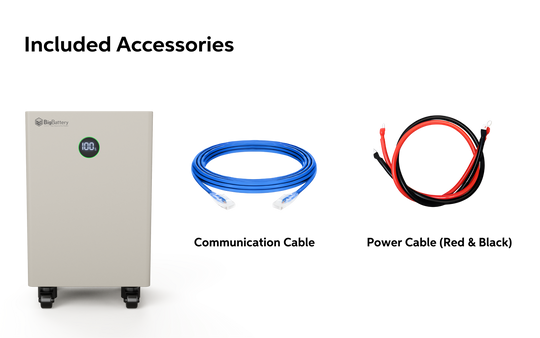 BigBattery NEXUS battery with included accessories