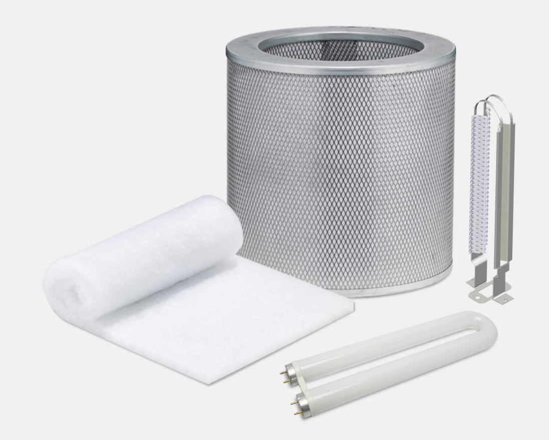 Airpura UV600 filter bundle - carbon filter, UV germicidal lamp and prefilter