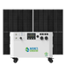 Powerhouse 7200 Gen 2 solar generator package with 440W rigid bifacial panels