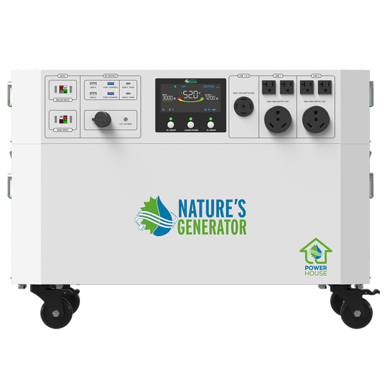 Nature's Generator Powerhouse 7200 Gen 2, front view