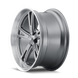 Ridler 606 Wheel – Gloss Grey/Milled w/ Spokes & Diamond Lip