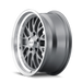Ridler 607 Wheel – Grey w/ Machined Lip