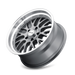 Ridler 607 Wheel – Grey w/ Machined Lip