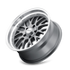 Ridler 607 Wheel – Grey w/ Machined Lip